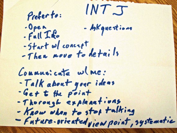 INTJ Communication Highlights