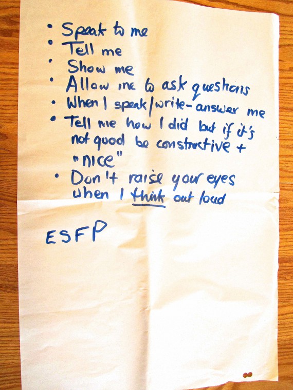 ESFP Communication Highlights