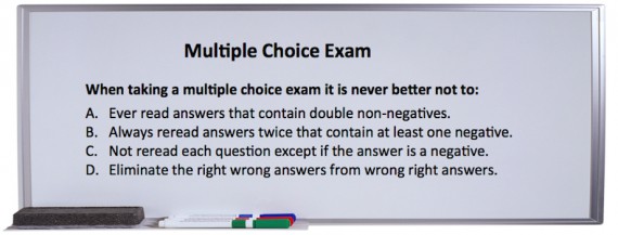 Tips for Writing Multiple Choice Exams